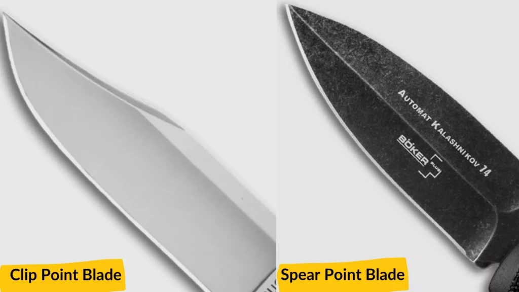 Clip Point vs Spear point