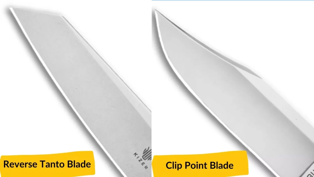 Reverse Tanto Blade vs Clip Point