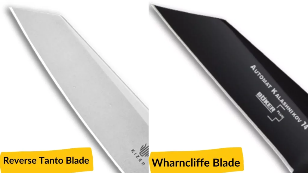 Reverse Tanto Blade vs Wharncliffe Blade