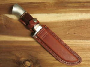 a sharp knife in a sheath