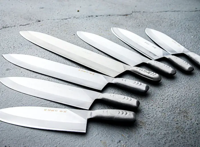 Knife tang types